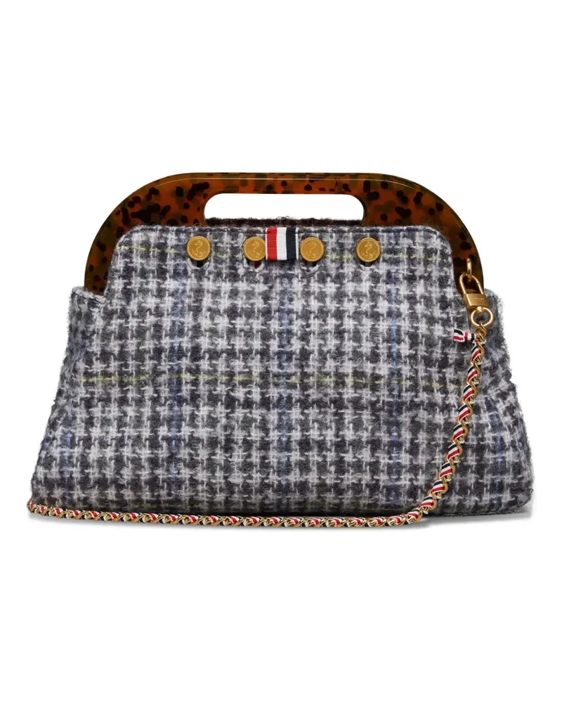 Thom Browne Mittelgroße Bermuda Schultertasche - Schwarz Schwarz
