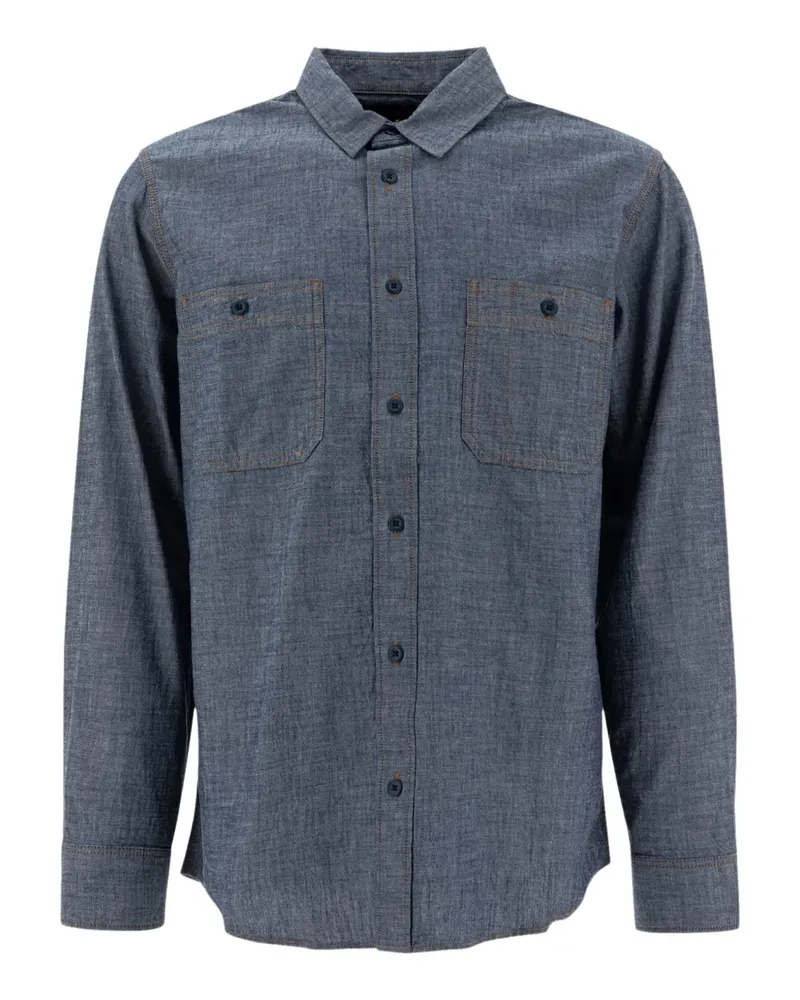 Filson Hemd mit doppelter Tasche - Blau Blau