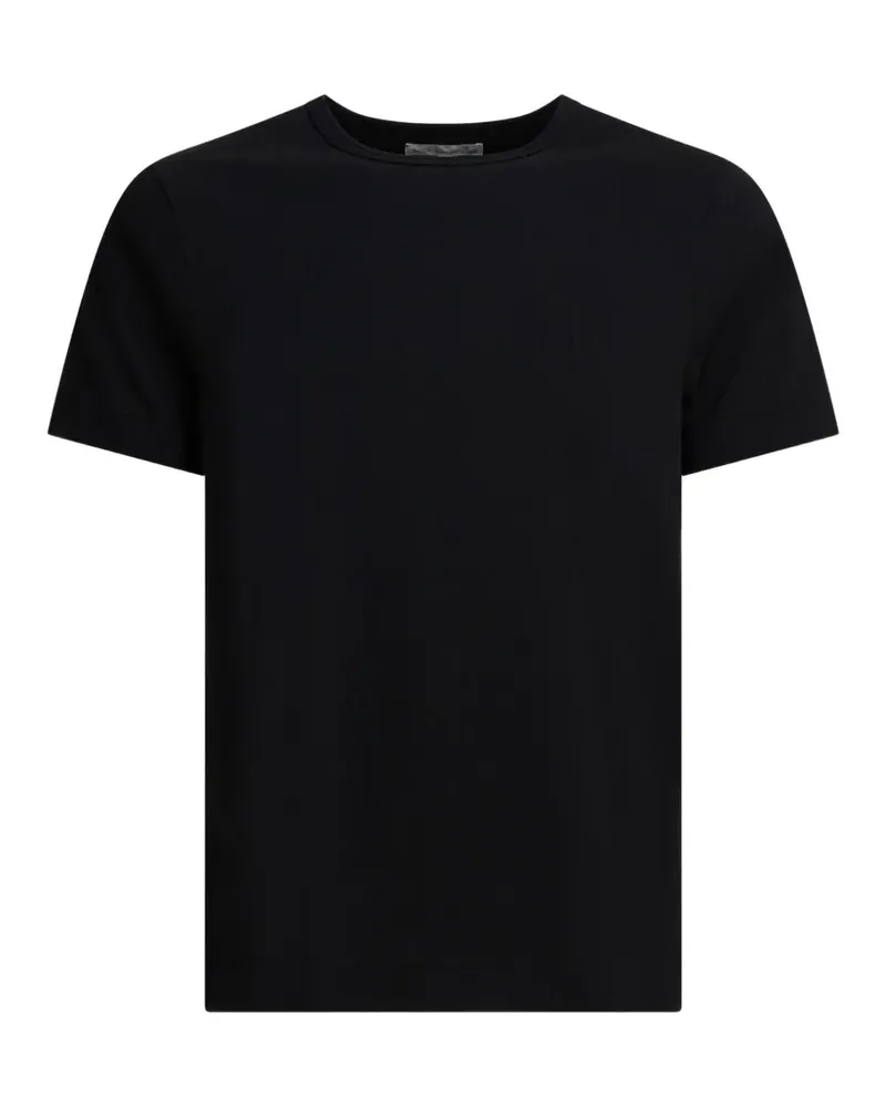 Merz b. Schwanen T-Shirt mit rundem Ausschnitt - Schwarz Schwarz