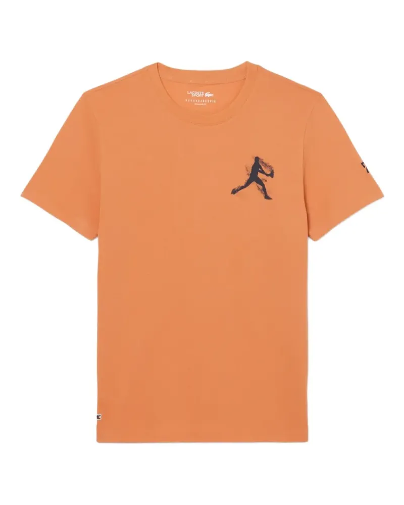 Lacoste x Novak Djokovic T-Shirt-Set mit Print - Orange Orange