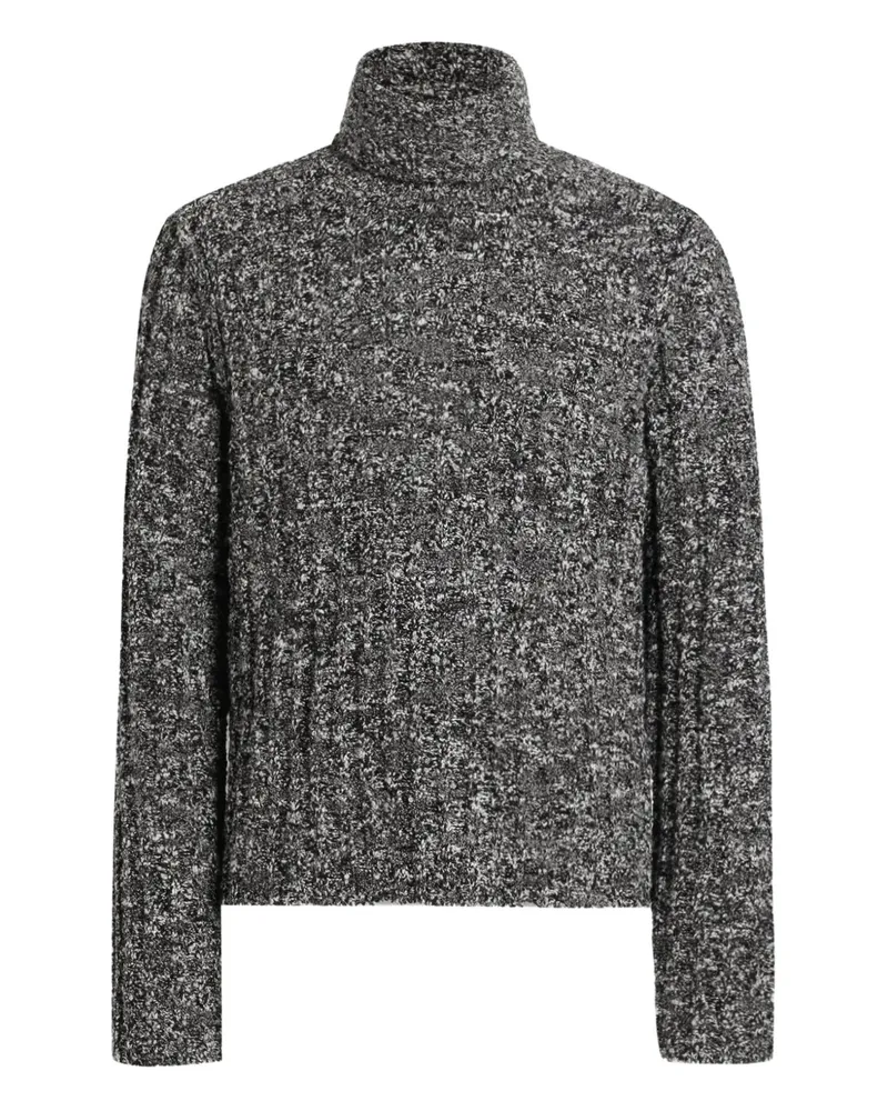 Dolce & Gabbana Melierter Rollkragenpullover - Weiß Weiß