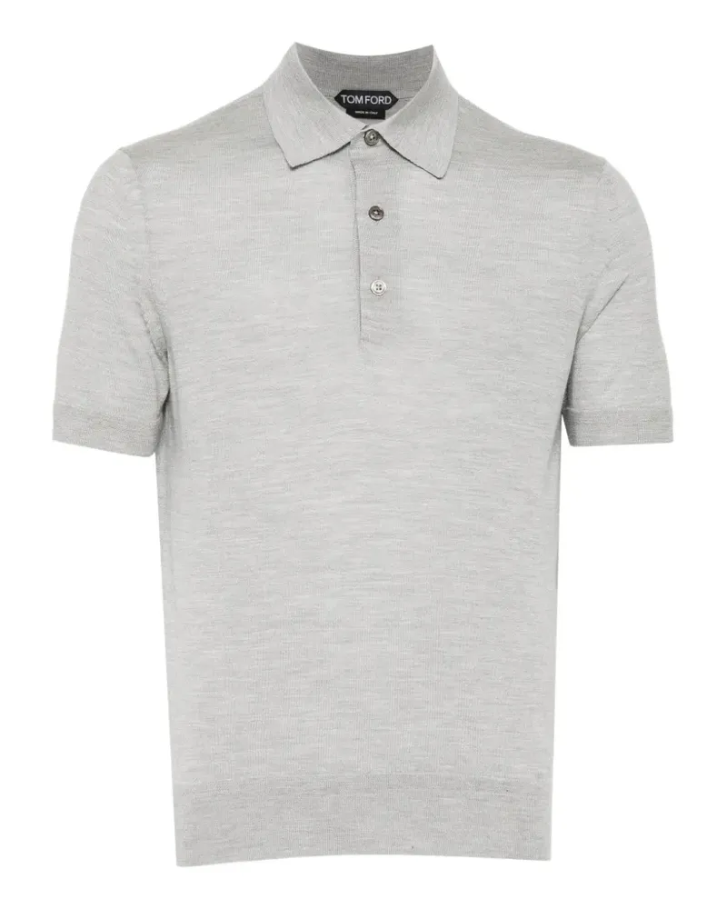 Tom Ford fine gauge polo shirt - Grau Grau