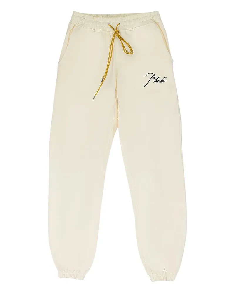 RHUDE logo-detailed track pants - Nude Nude