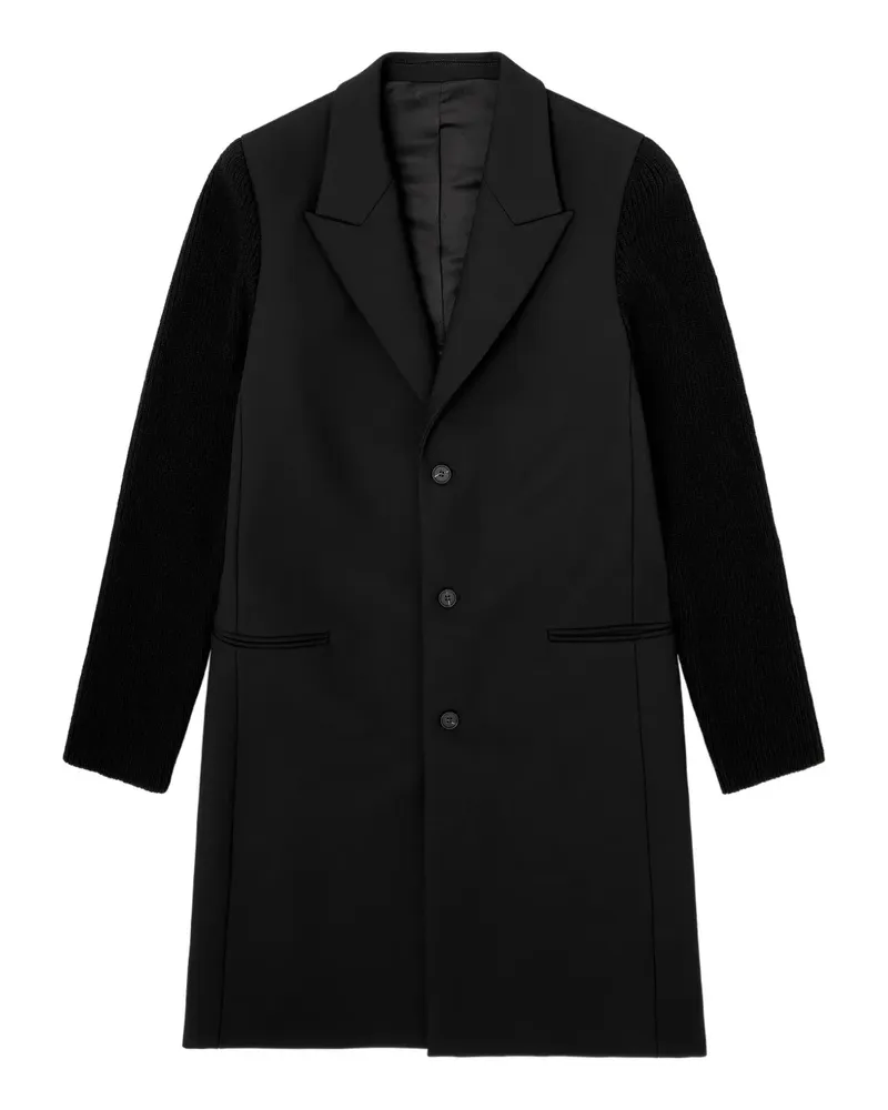 Diesel Klassischer Mantel - Schwarz Schwarz