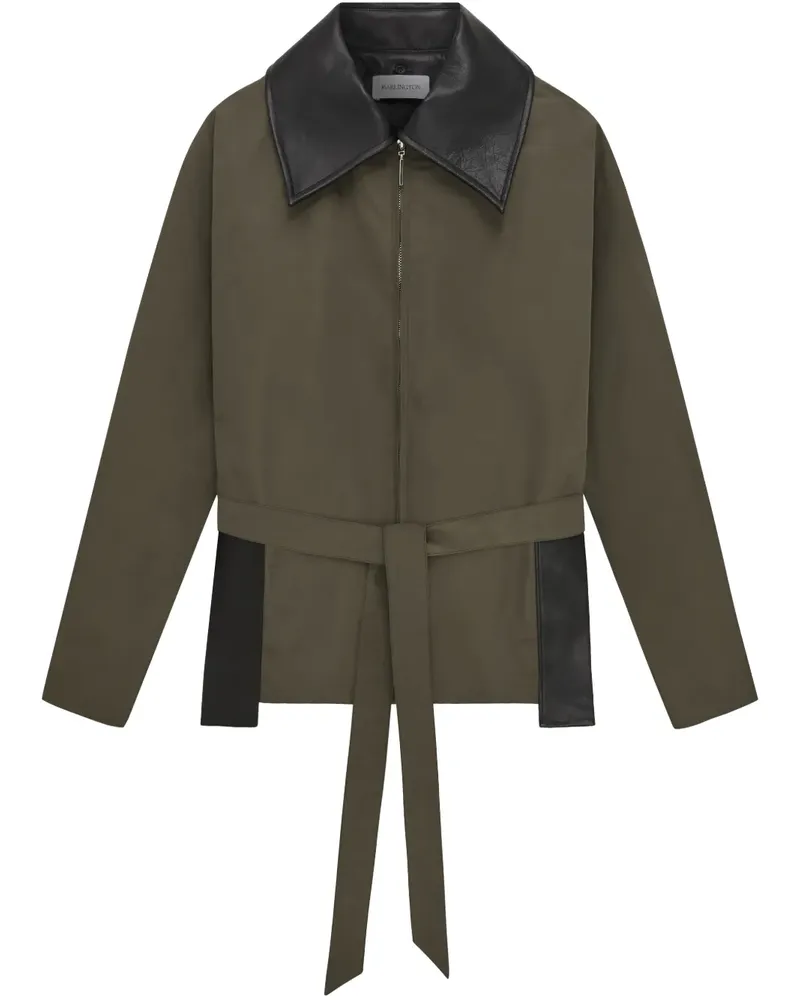 16ARLINGTON Kair Jacke mit Gürtel - Braun Braun