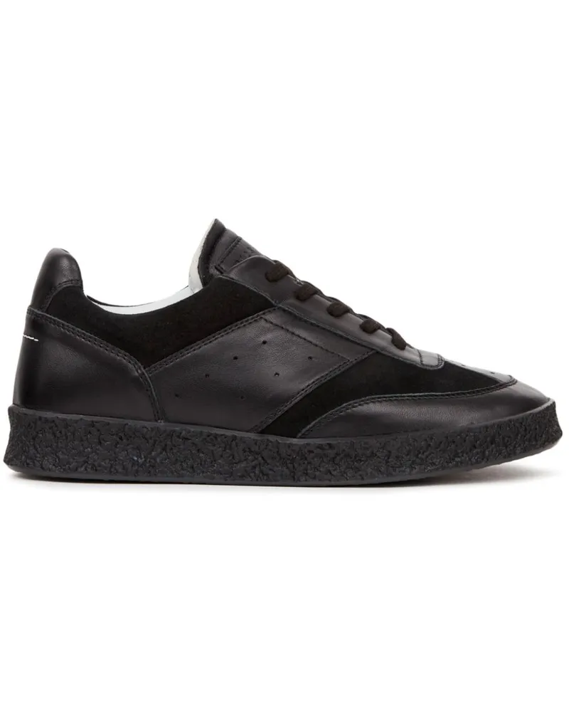Maison Margiela Sneakers mit gesticktem Logo - Schwarz Schwarz