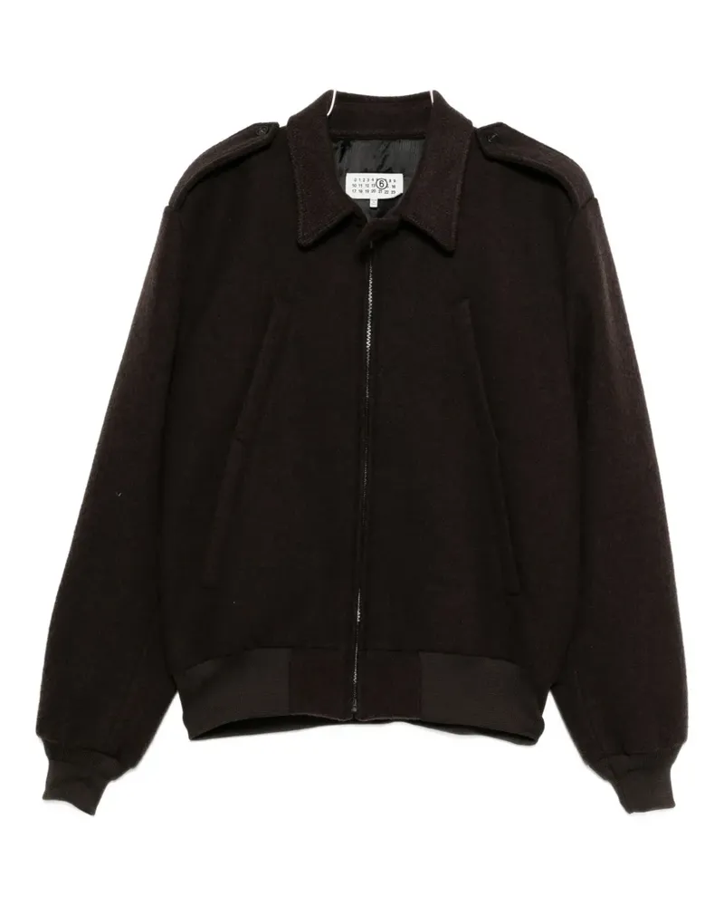 Maison Margiela zip-fastening jacket - Braun Braun