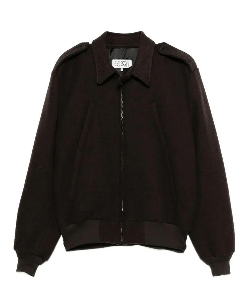 Maison Margiela Jacke mit Reißverschluss - Braun Braun