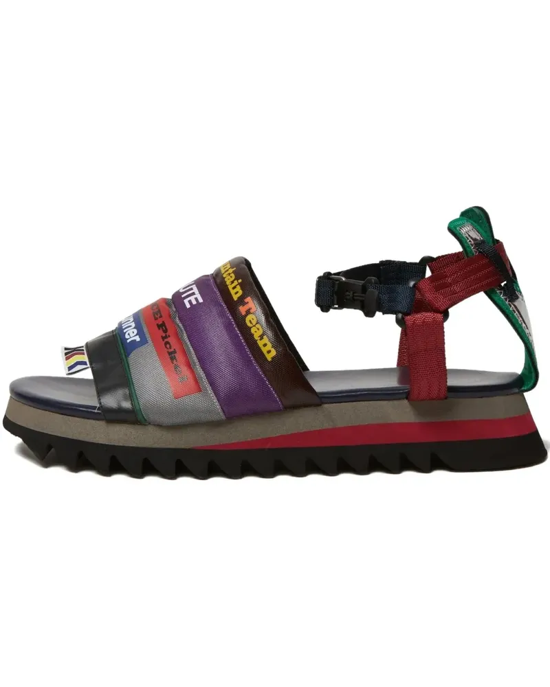 kolor Sandalen mit Patchwork-Einsätzen - Blau Blau