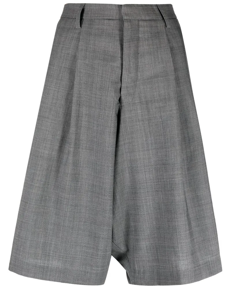 R13 Knielange Shorts - Grau Grau