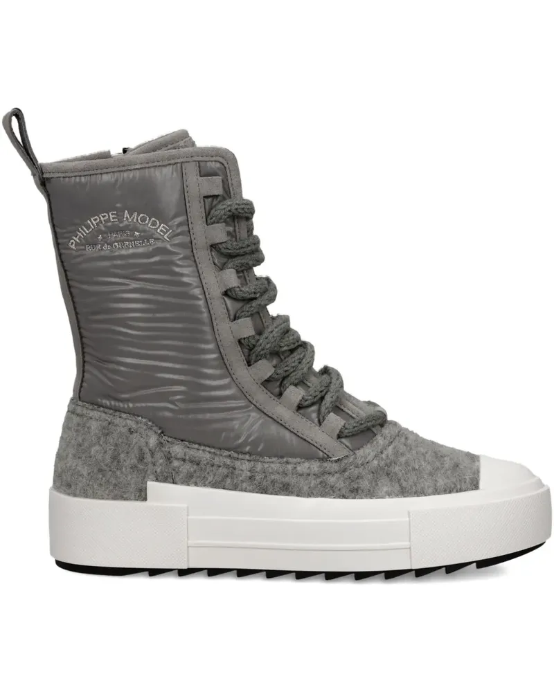 Philippe Model Paris Haute Sneakers - Grau Grau