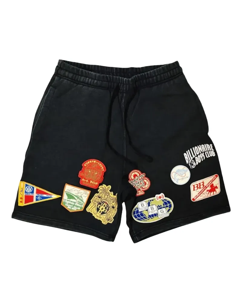 Billionaire Boys Club Merit Shorts mit Patch - Schwarz Schwarz