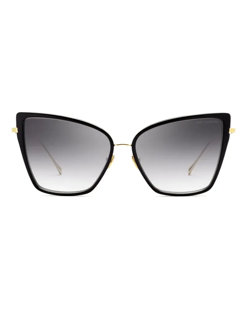 DITA Sunbird Sonnenbrille mit Cat-Eye-Gestell - Schwarz Schwarz