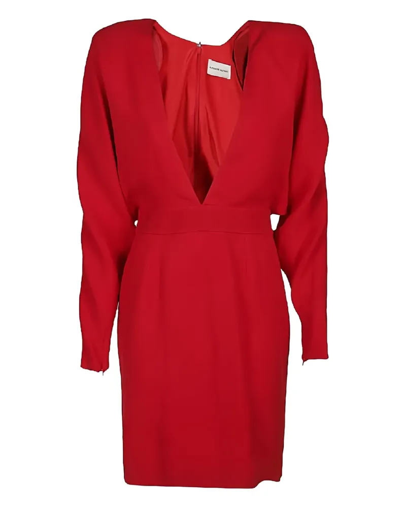 Alexandre Vauthier Kleid mit tiefem Ausschnitt - Rot Rot