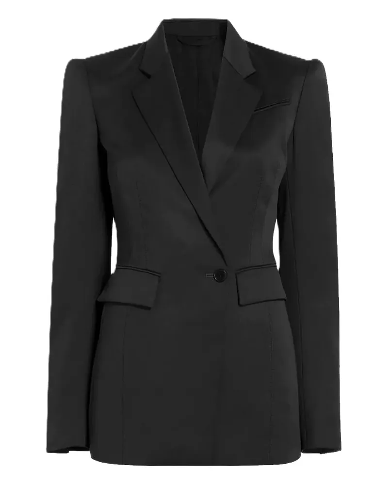 Another Tomorrow Einreihiges Sakko - Schwarz Schwarz