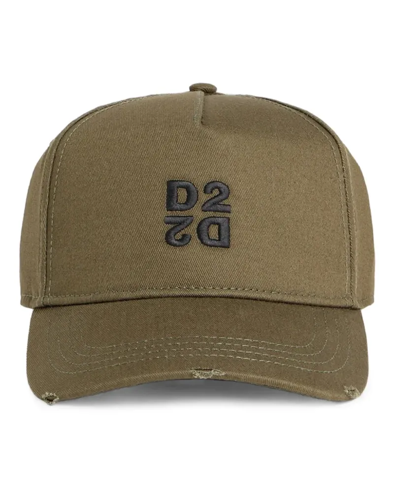 Dsquared2 D2 Upside Down baseball cap - Grün Grün