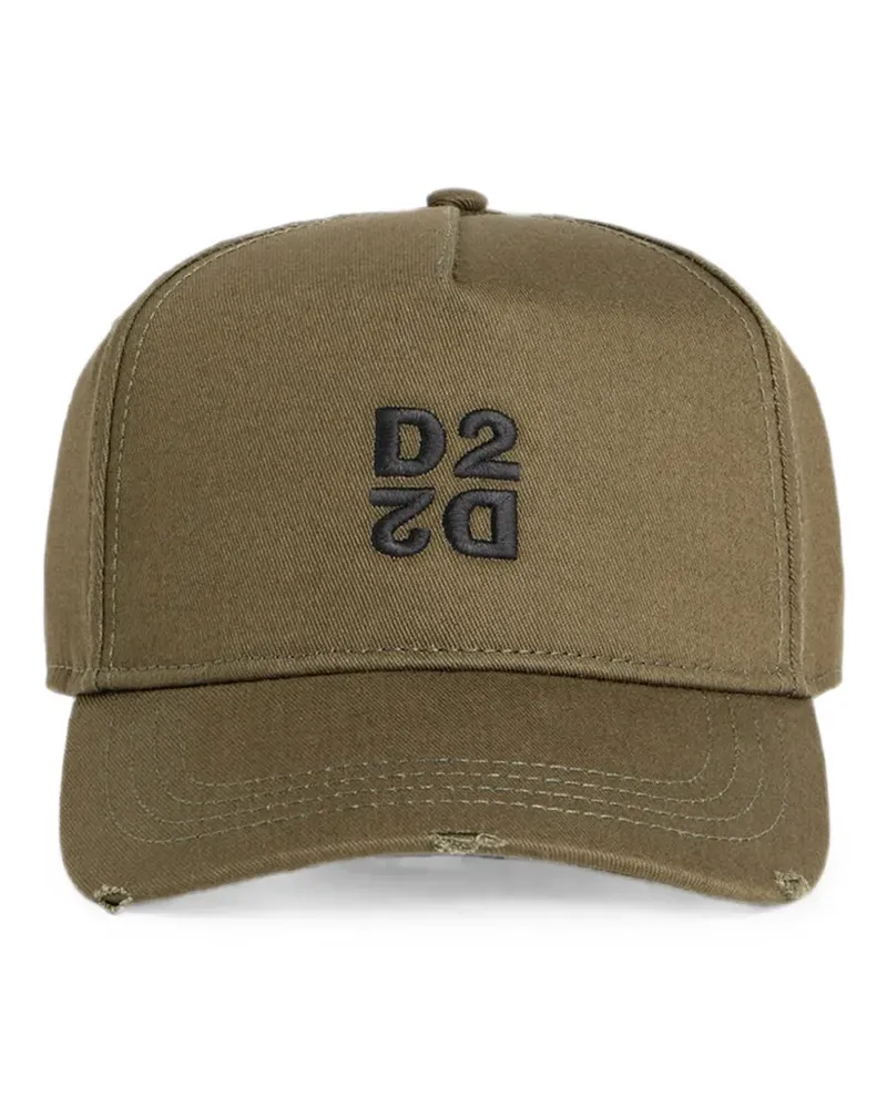 Dsquared2 D2 Upside Down baseball cap - Grün Grün