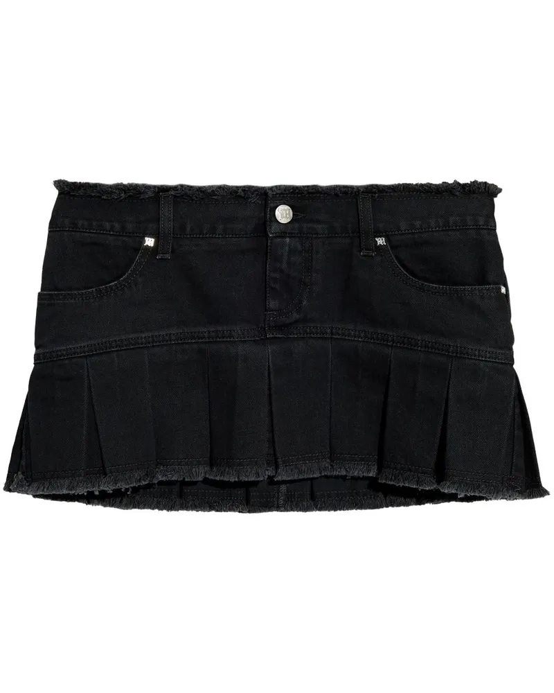 MISBHV Jeansrock mit Logo - Schwarz Schwarz