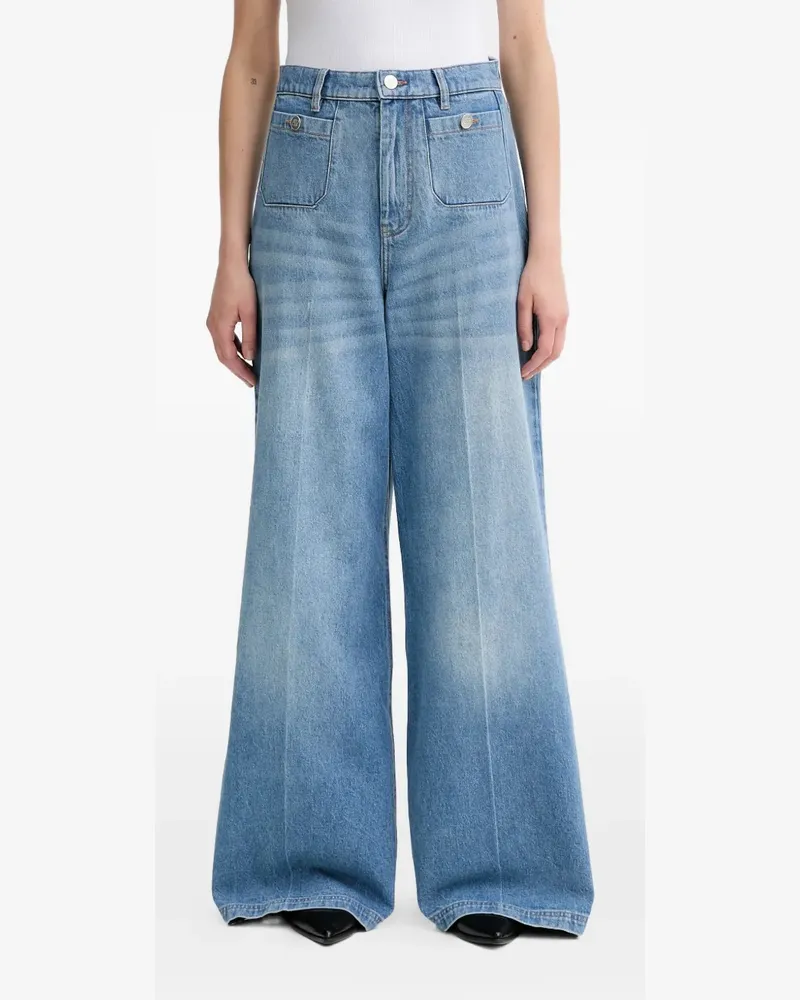 MUNTHE Lodwar wide-leg jeans - Blau Blau