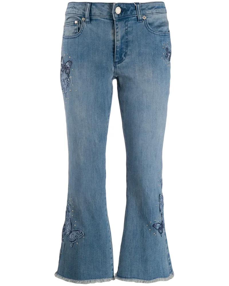 Michael Kors Cropped-Jeans - Blau Blau