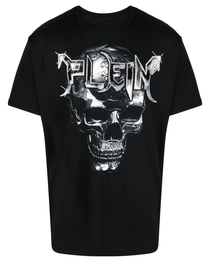 Philipp Plein T-Shirt mit rundem Ausschnitt - Schwarz Schwarz