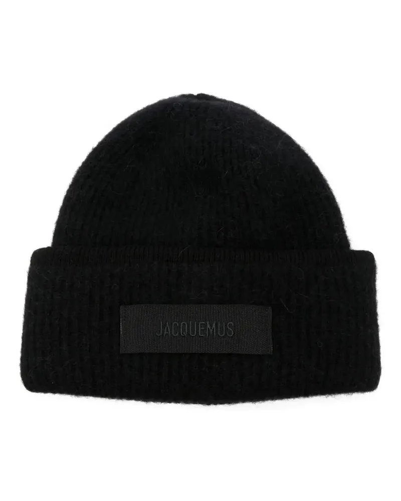 Jacquemus The Gros Grain Beanie - Schwarz Schwarz