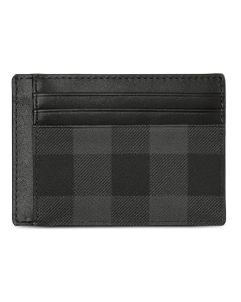 Burberry Kariertes Kartenetui - Grau Grau