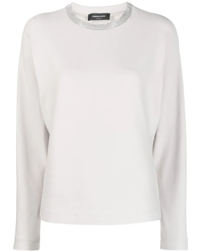 Fabiana Filippi Pullover mit V-Ausschnitt - Grau Grau