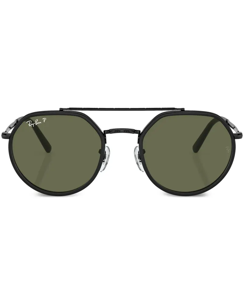 Ray Ban Runde RB3765 Sonnenbrille - Schwarz Schwarz