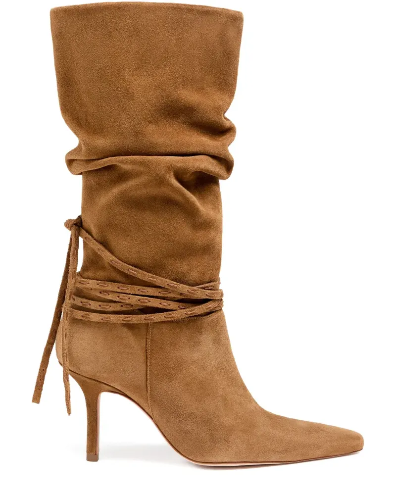 Cinq à Sept 85mm Samina boots - Braun Braun