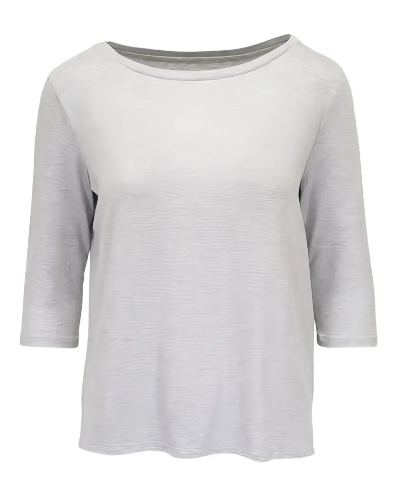 Majestic boat-neck T-shirt - Grau Grau