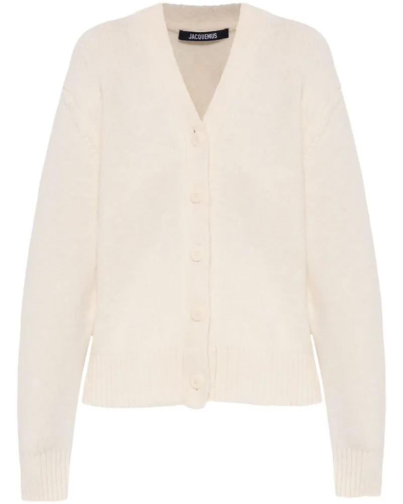 Jacquemus The  Cardigan - Weiß Weiß
