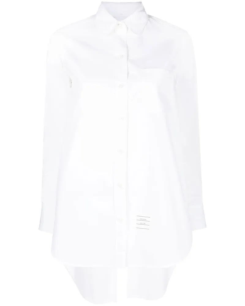 Thom Browne Hemd mit Gürtel - Weiß Weiß