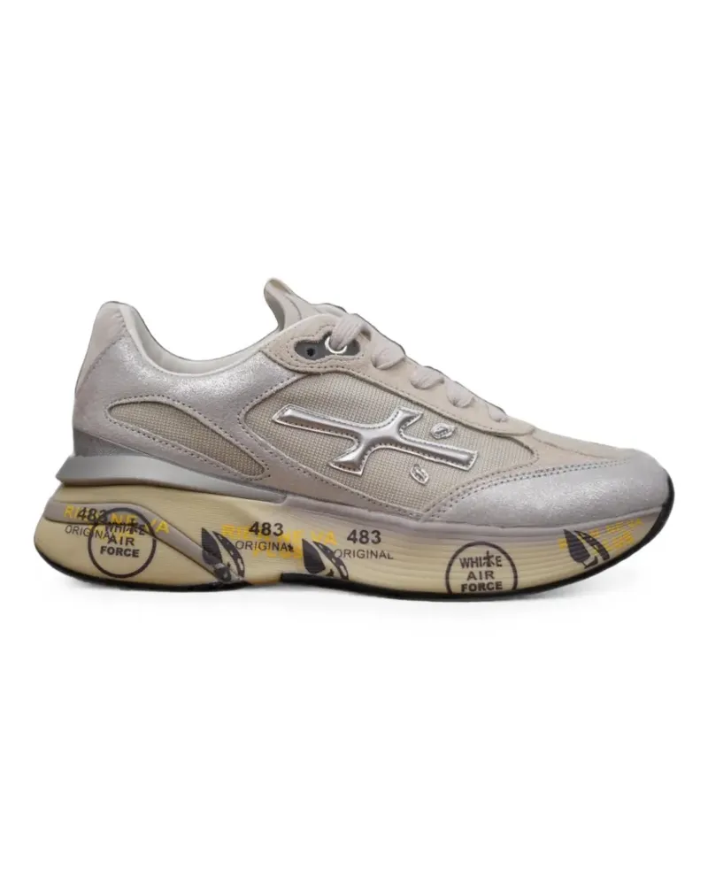Premiata Moerund 8564 Sneakers mit Einsätzen - Nude Nude