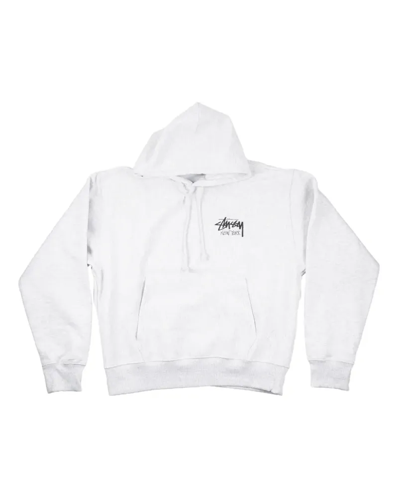 Stüssy Hoodie mit Logo - Grau Grau