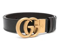 Wendbarer Gürtel mit GG-Schnalle - Schwarz