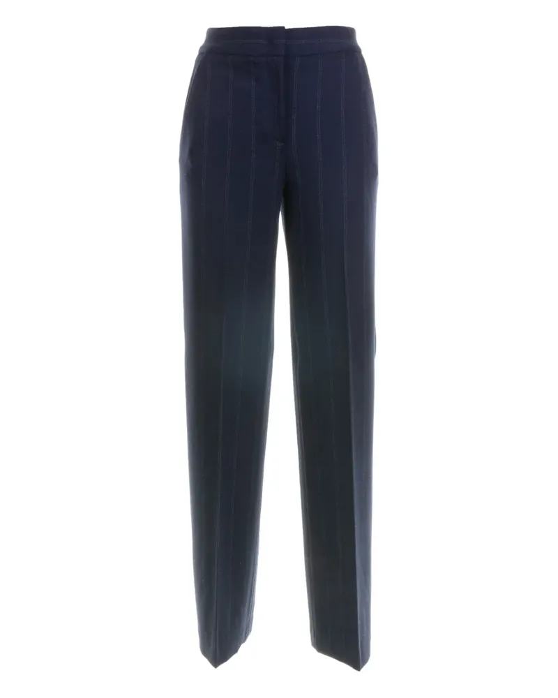 VIA MASINI 80 pinstripe pants - Blau Blau