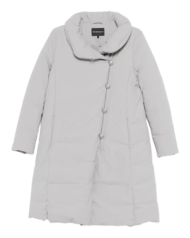 Emporio Armani Mantel mit versetztem Reißverschluss - Grau Grau