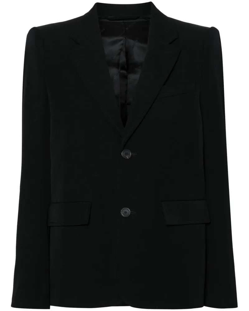 Balenciaga Einreihiges Sakko - Schwarz Schwarz