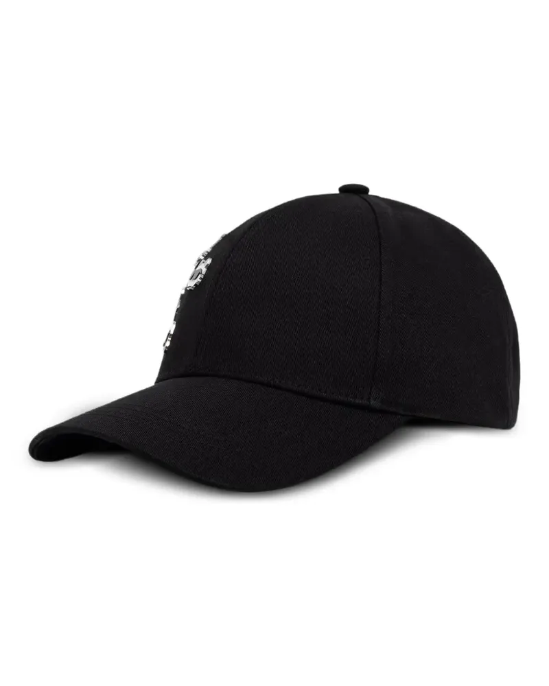 Karl Lagerfeld pin-embellished baseball cap - Schwarz Schwarz