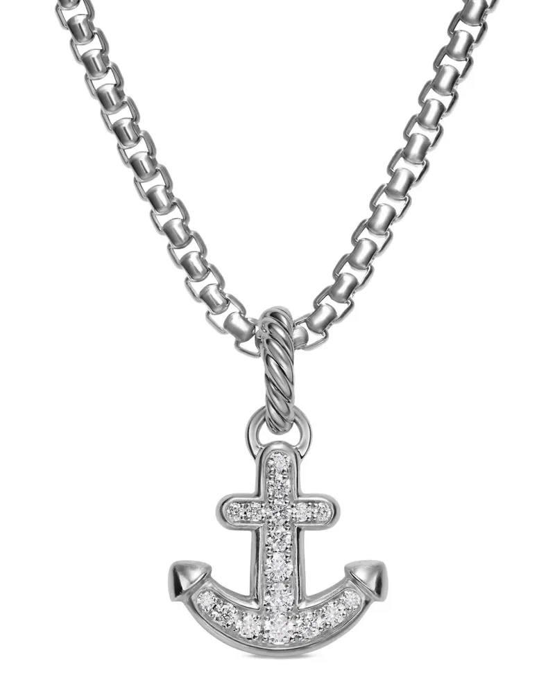 David Yurman Anchor amulet - Silber Silber