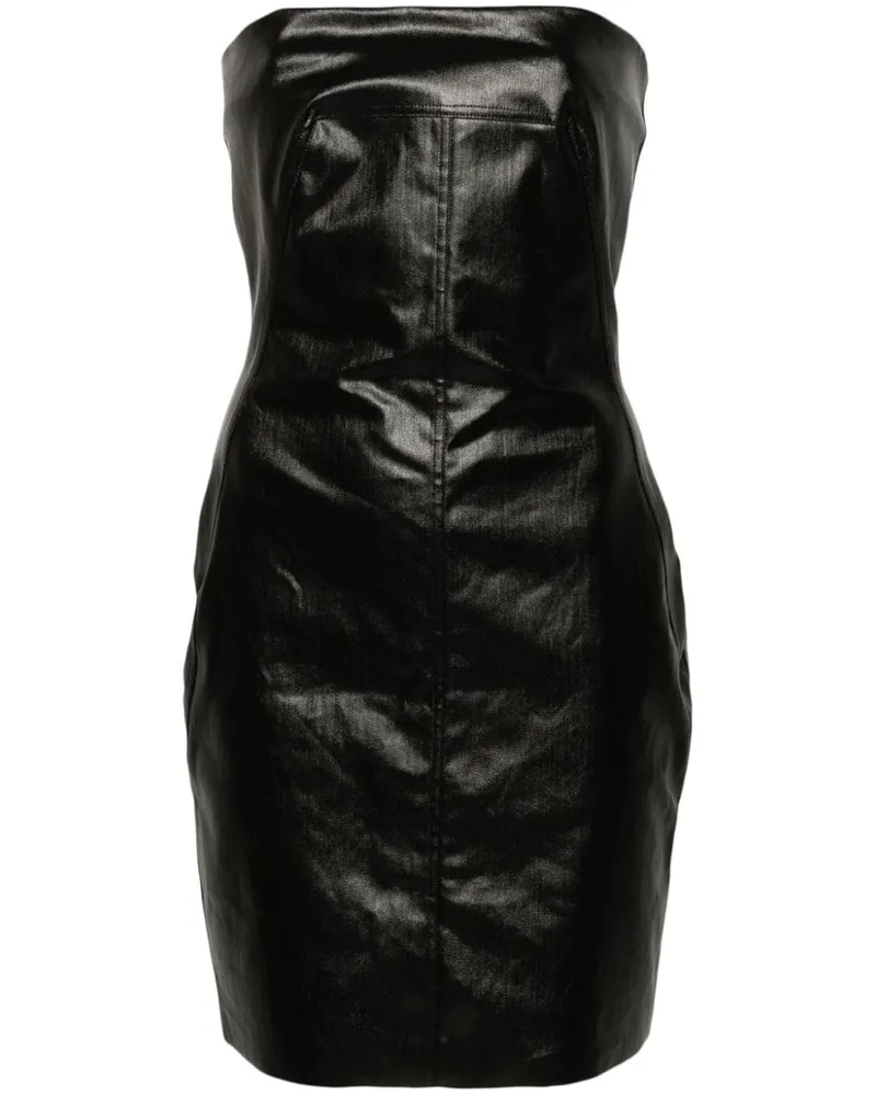 Rick Owens Minikleid mit Bustier - Schwarz Schwarz