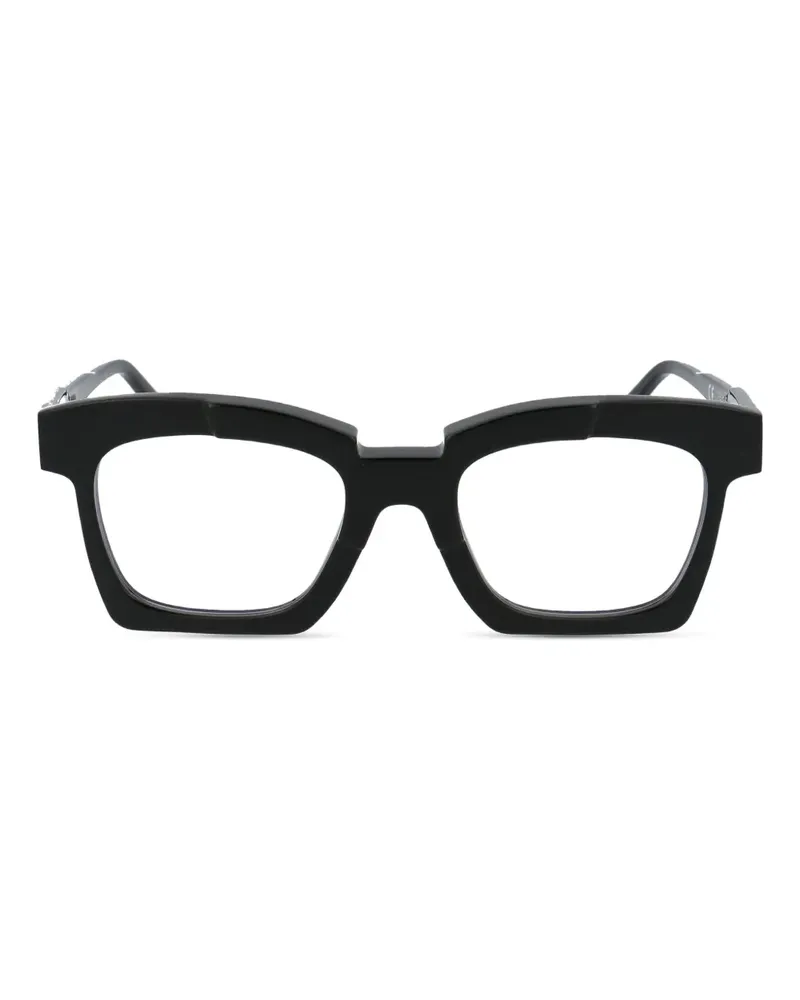 KUBORAUM Brille mit eckigem Gestell - Schwarz Schwarz