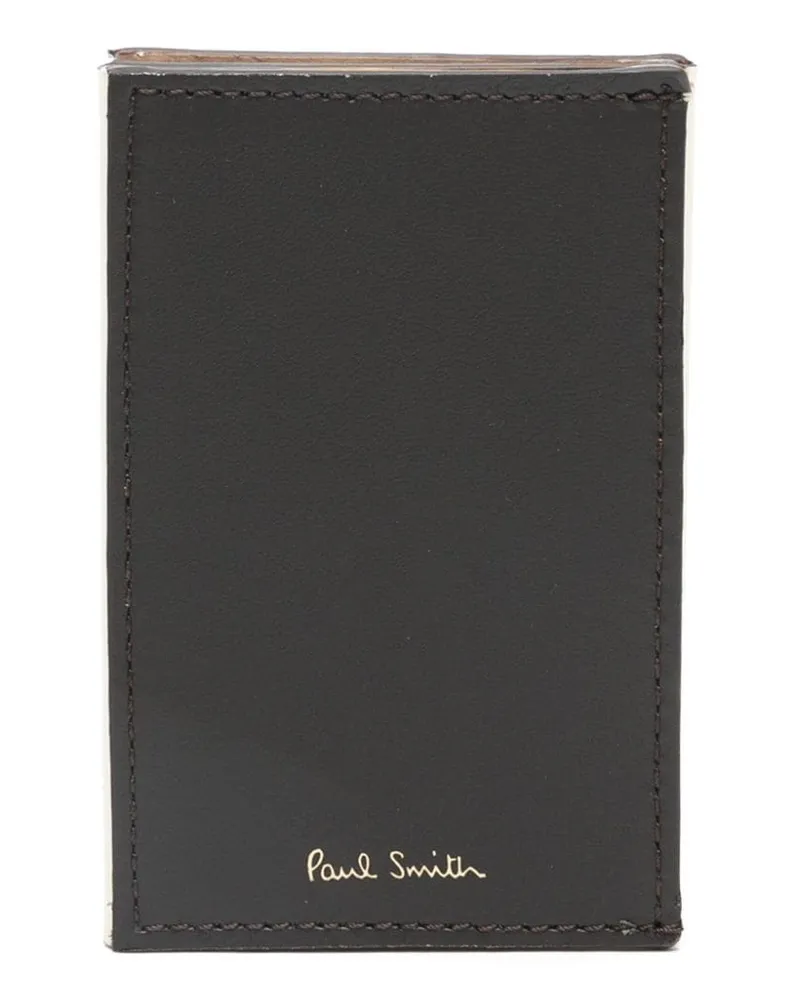 Paul Smith Kartenetui mit Logo-Stempel - Braun Braun