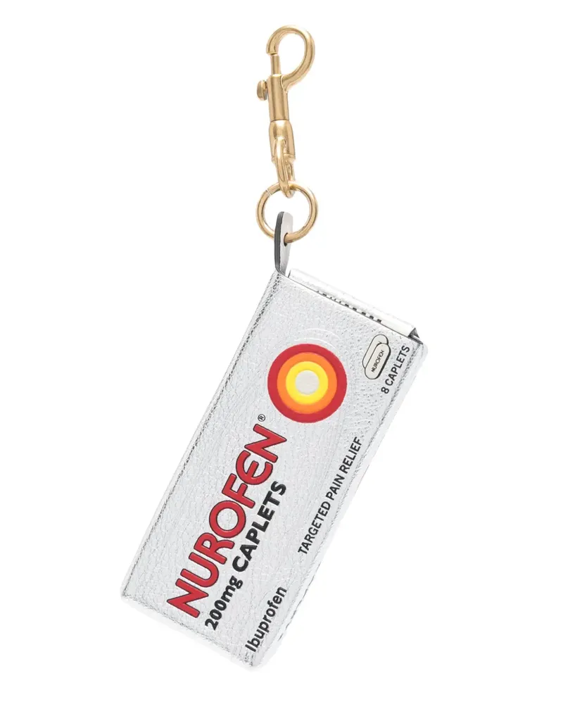 Anya Hindmarch Nurofen Anhänger - Silber Silber