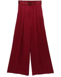 Zimmermann Palazzohose aus Seide Rot