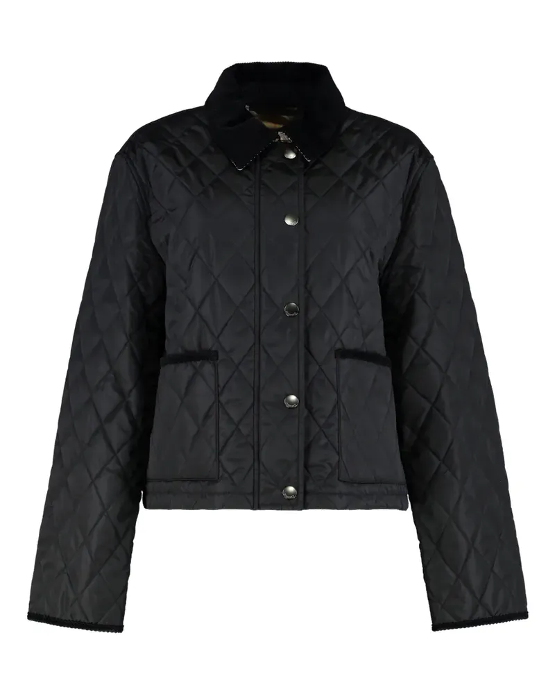 Burberry matelassé cropped jacket - Schwarz Schwarz