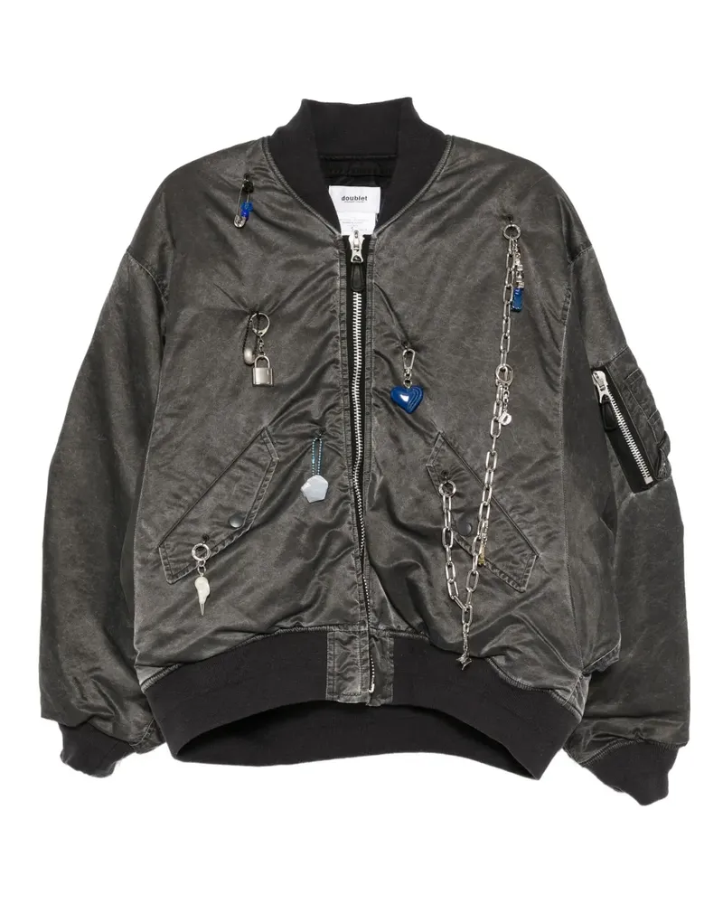 Doublet Bomberjacke mit Schlüsselanhänger - Grau Grau