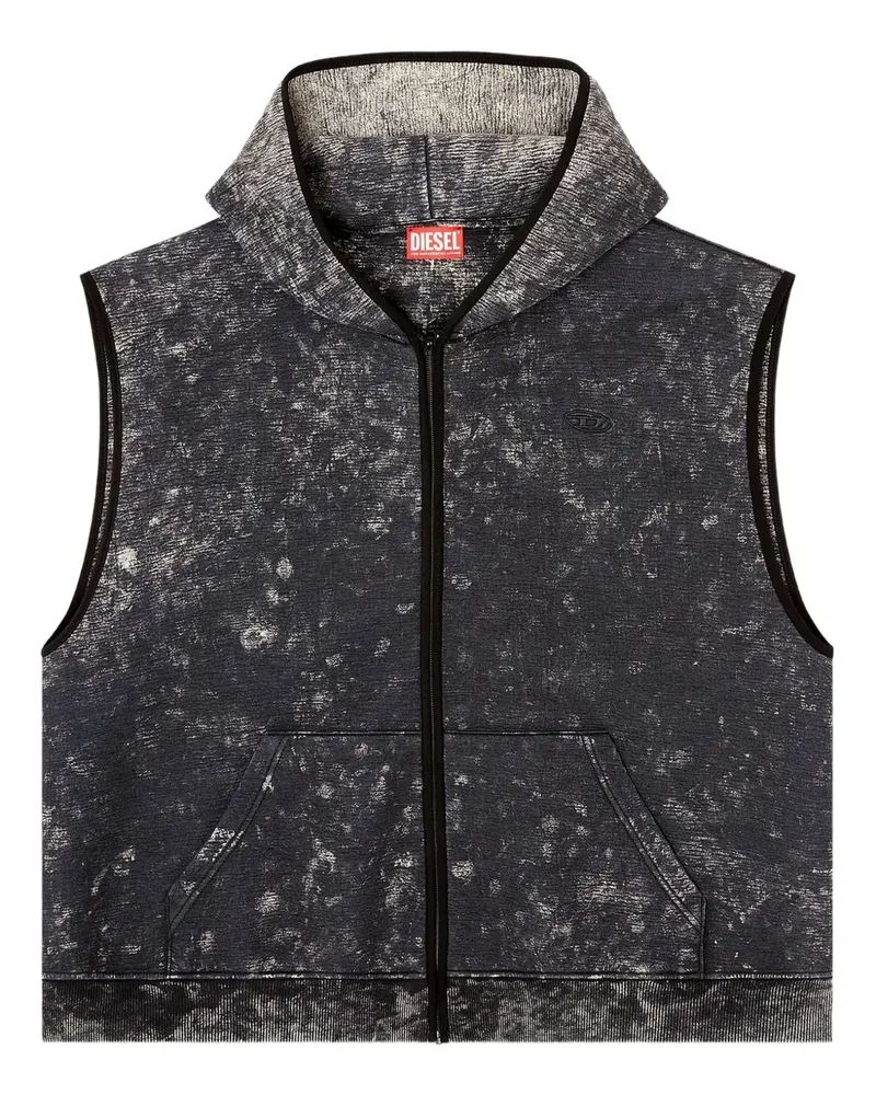 Diesel S-BOXT-CHAN-SL hooded gilet - Grau Grau