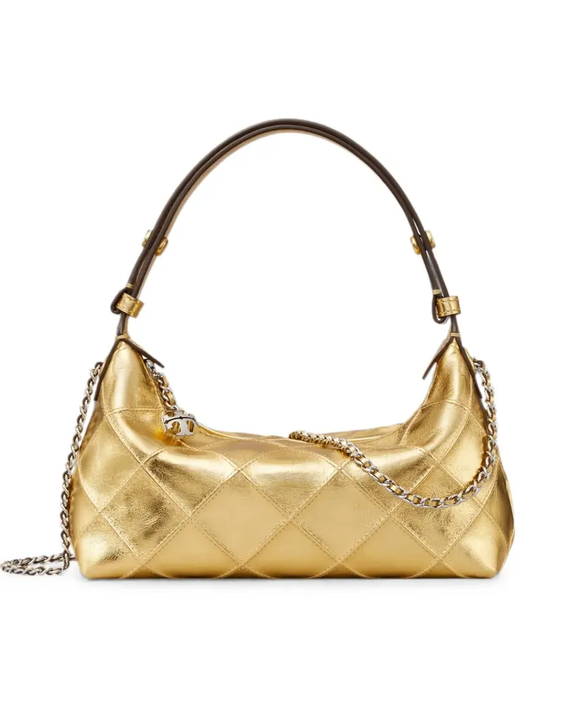 Tory Burch Fleming metallic pochette - Gold Gold